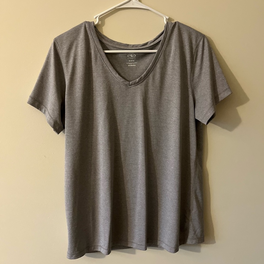 Athletic Works Gray Short Sleeve Tee